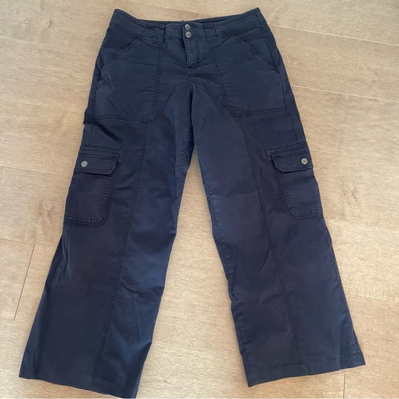 Garage Navy Blue Cargo Pants - Picture 2 of 5